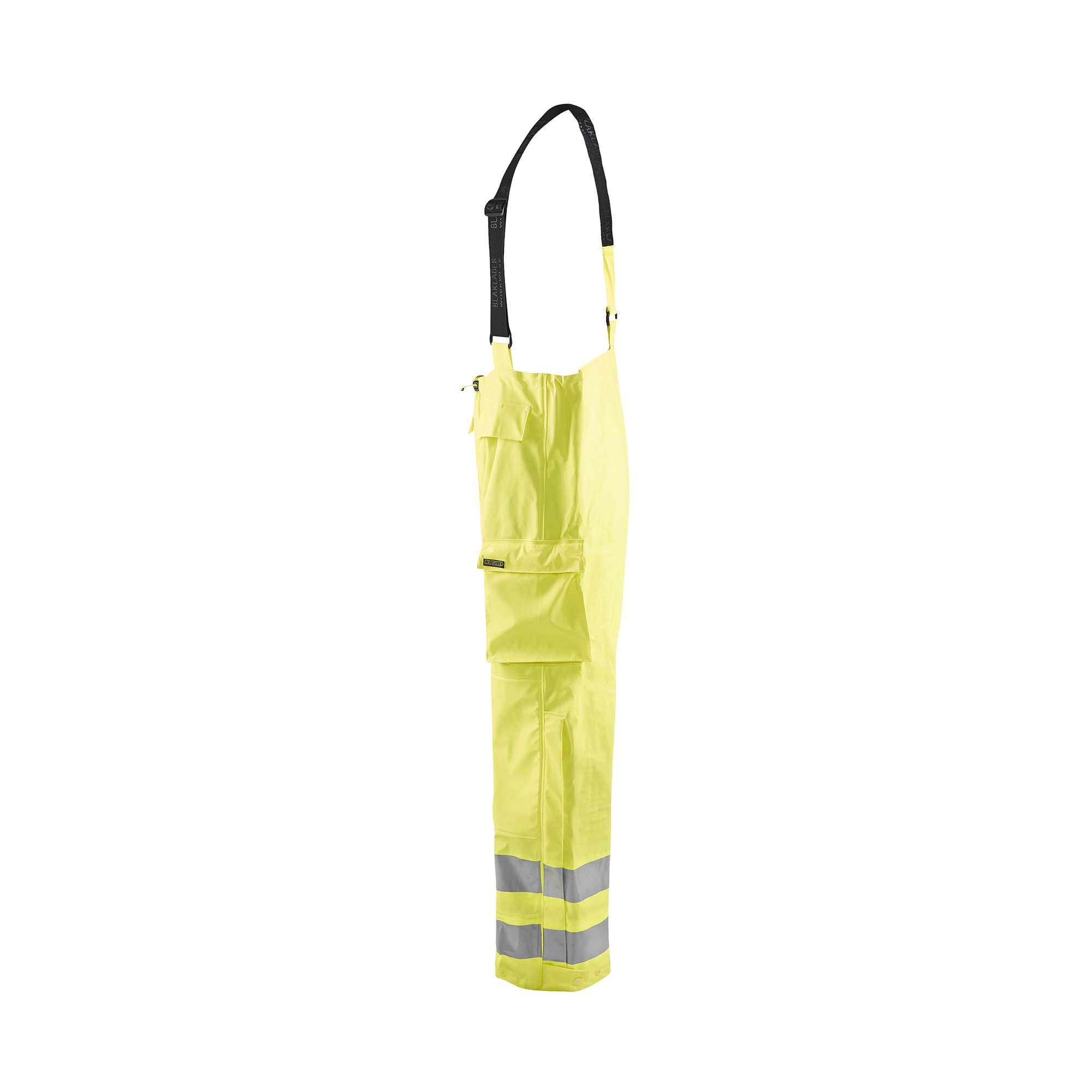 BLAKLADER 13062005 Regenhose Hi Vis Stufe 3 Hi Vis Reflektierende Arbeitshose Herren - Wasserdicht