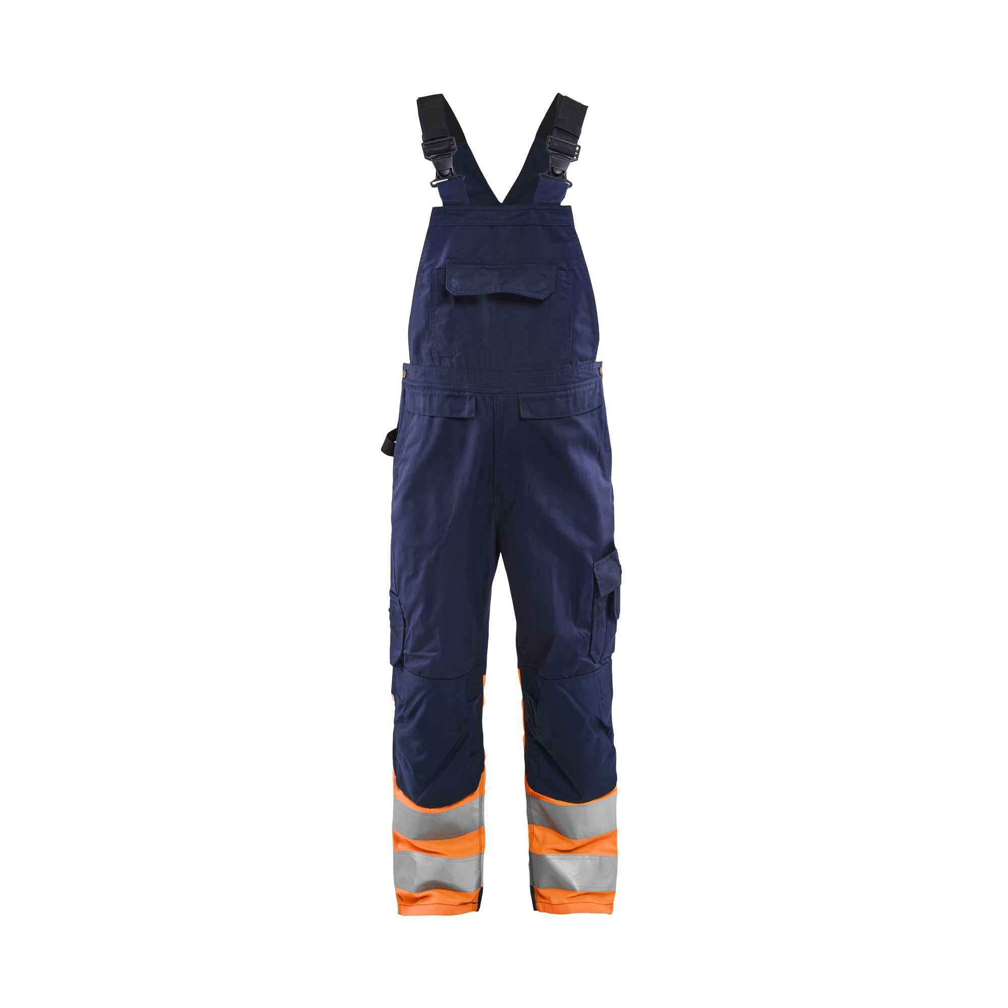 BLAKLADER 26621800 Hi Vis Bib overall Hi Vis Reflective Work Bib Trousers Men - Class 1 Certified
