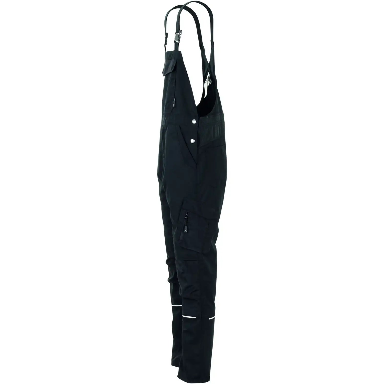 Planam Norit Herren Latzhose schwarz/schwarz 102 schwarz/schwarz - Produktbild ohne Model