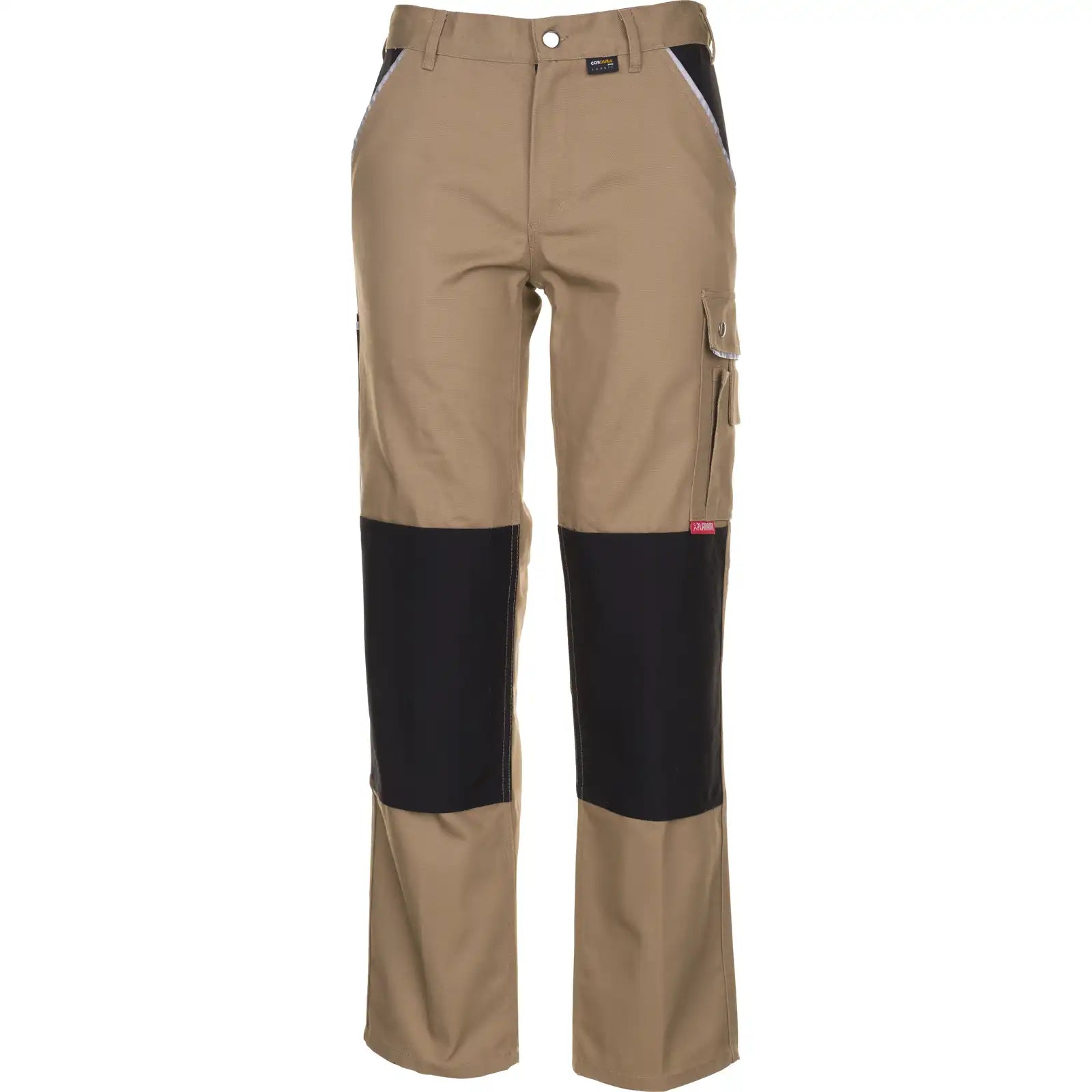 Planam Canvas 320 Bundhose khaki/schwarz 102 khaki/schwarz - Vorschaubild