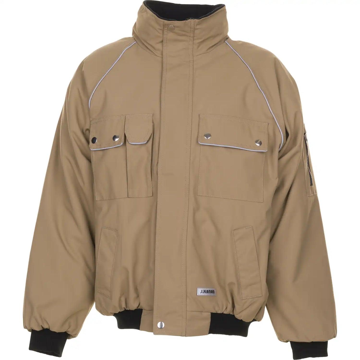 Planam Canvas 320 Winterblouson khaki/schwarz S khaki/schwarz - Vorschaubild