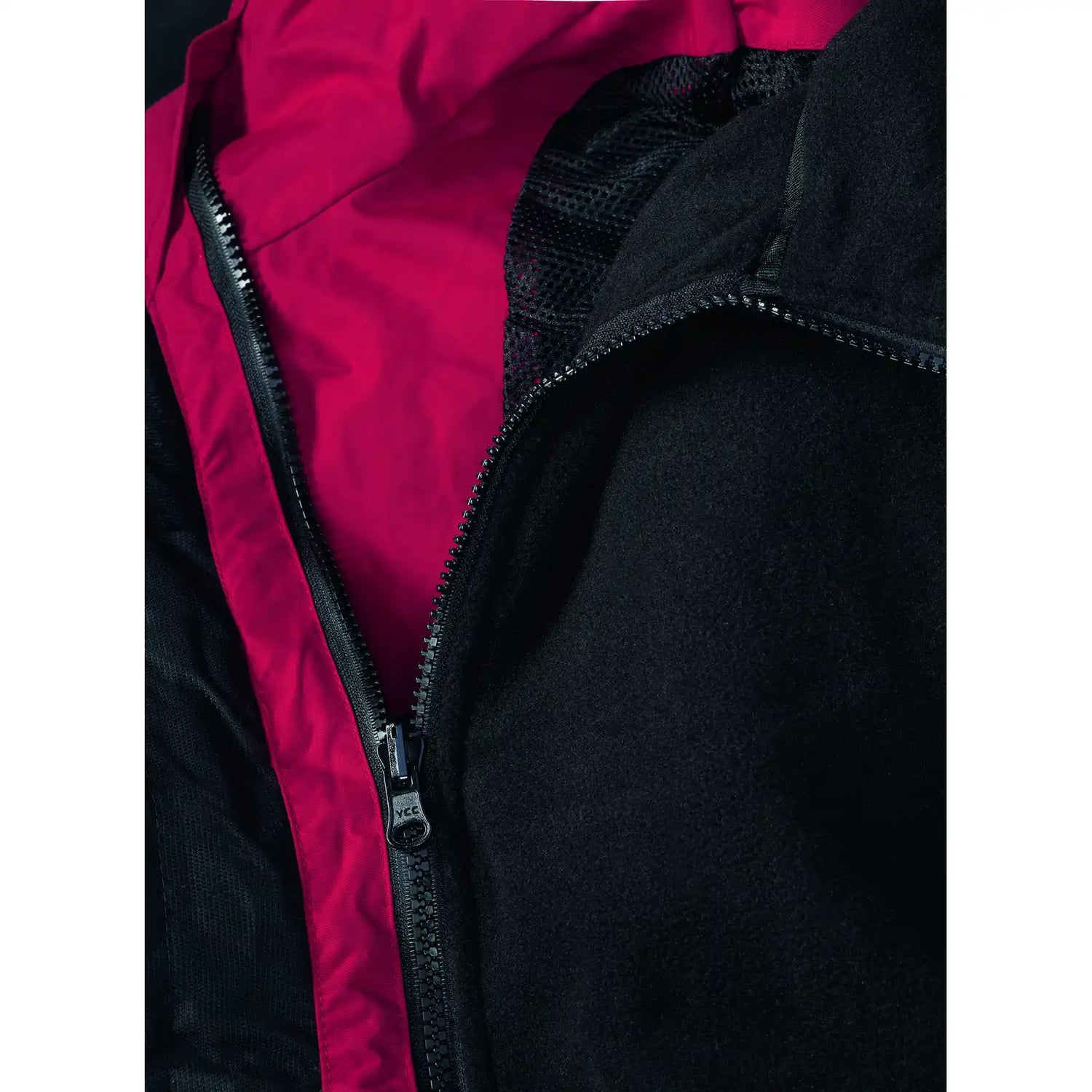 Planam Outdoor Redwood Jacke rot/schwarz S rot/schwarz - Extra Detailbild