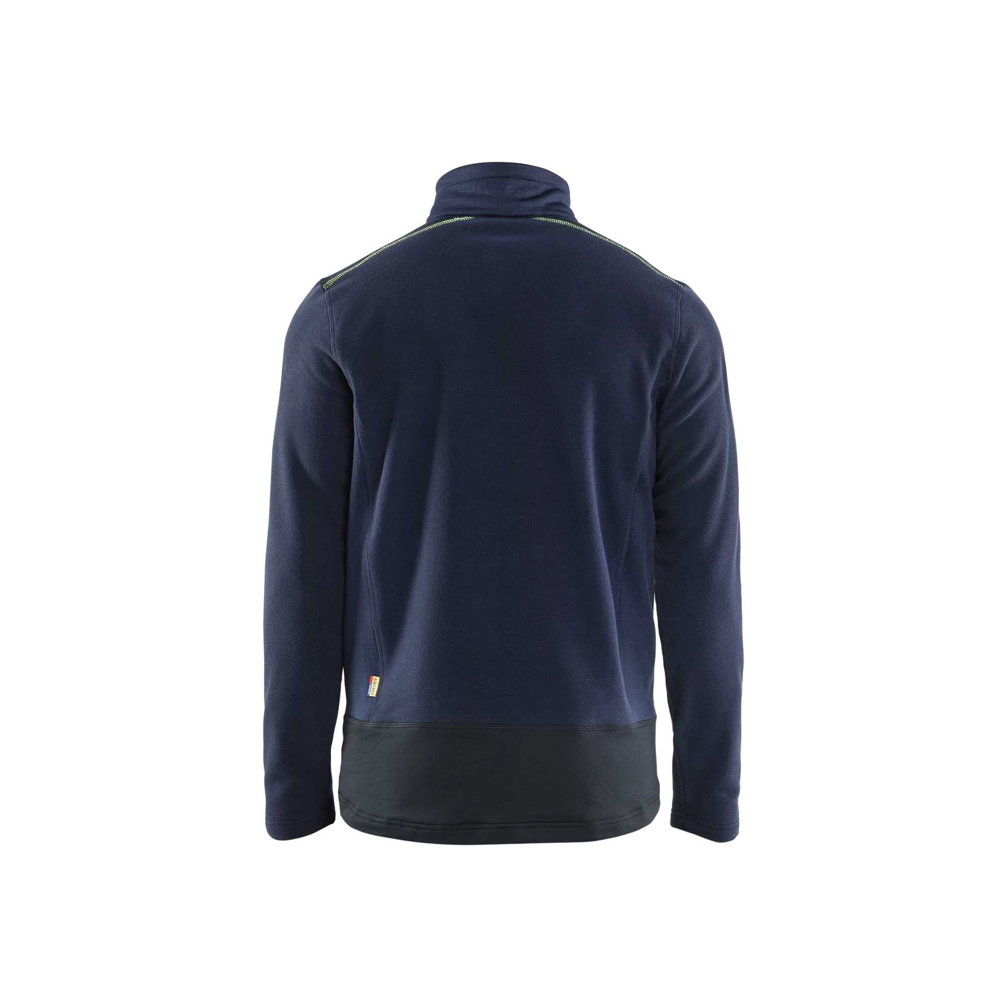 BLAKLADER 47651010 Microfleece Jacket Hi Vis Reflective Work Jacket MEN - Antipilling