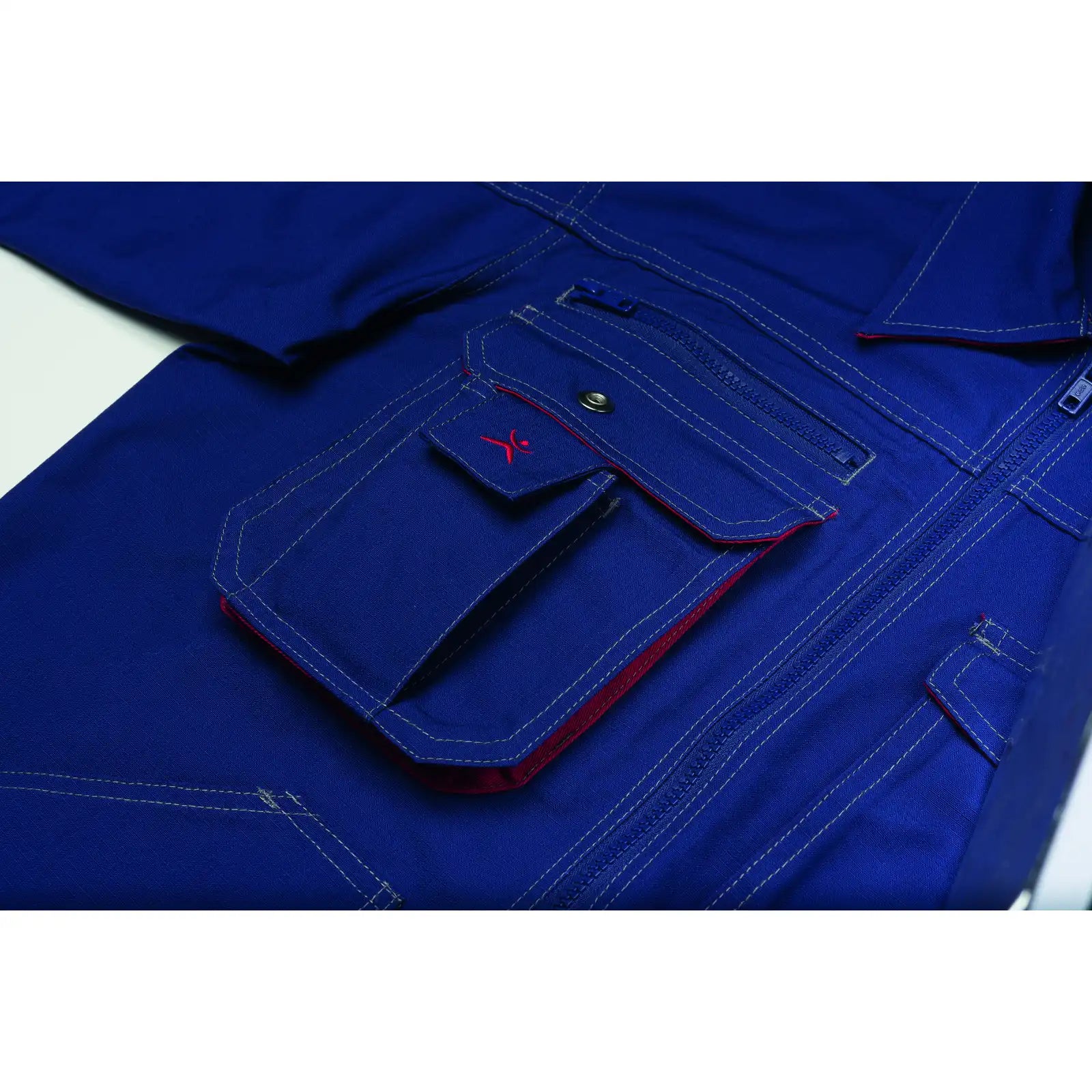 Planam Basalt Bundjacke marine/rot 102 marine/rot - Extra Detailbild