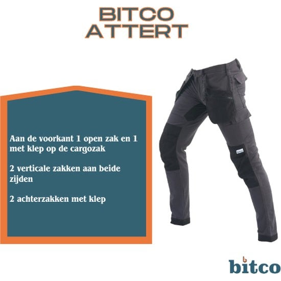 BITCO ATTERT Work Pants - Water-Repellent - Oil-Repellent - Reinforced with CORDURA® - Image 12