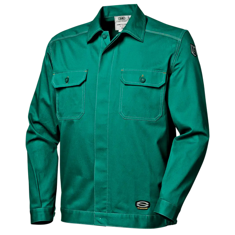 SYMBOL SHORT JACKET - Breathable Cotton - Triple-Stitched Seams - Button Closure - Image 1