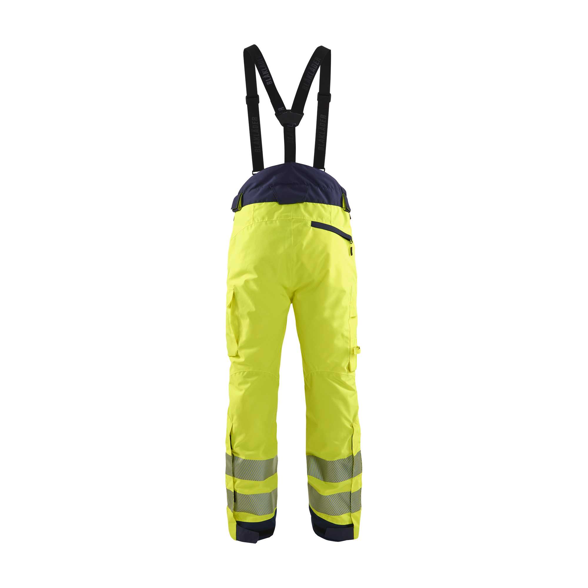 BLAKLADER 18751977 | Hi Vis Winter Trousers Hi Vis Reflective Work Trousers Men - Waterproof