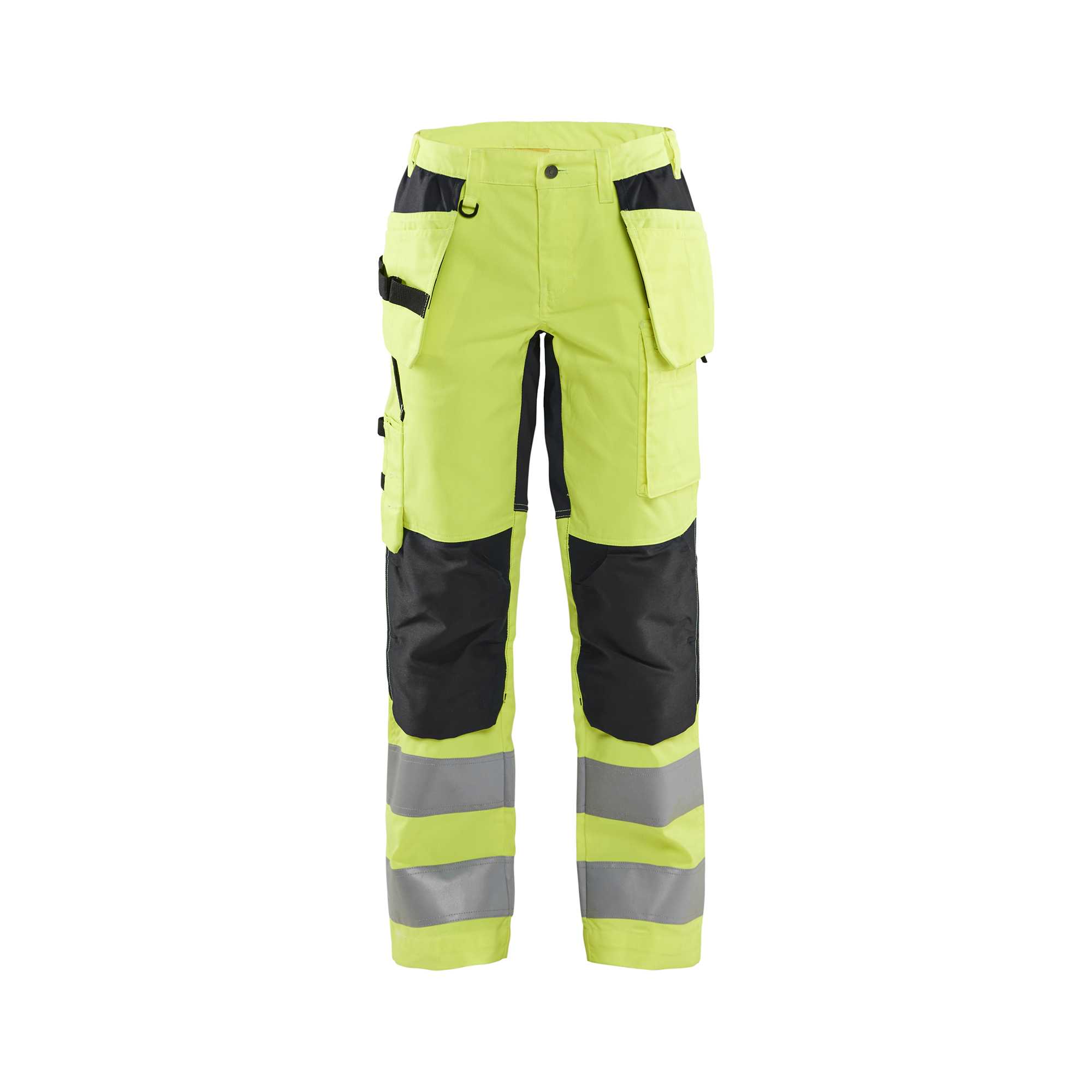 BLAKLADER 71631811 | Women's Hi Vis trousers with stretch Hi Vis Reflective Work Trousers Women - Class 2 Certified