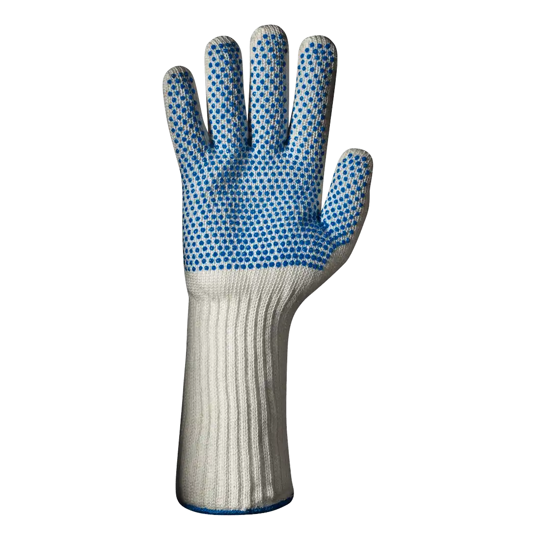 LONG OWEN GLOVES - Aramid Fibre - Anti-Slip Dots - Insulating Cotton Lining - Pack of 12 Pieces - Image 1