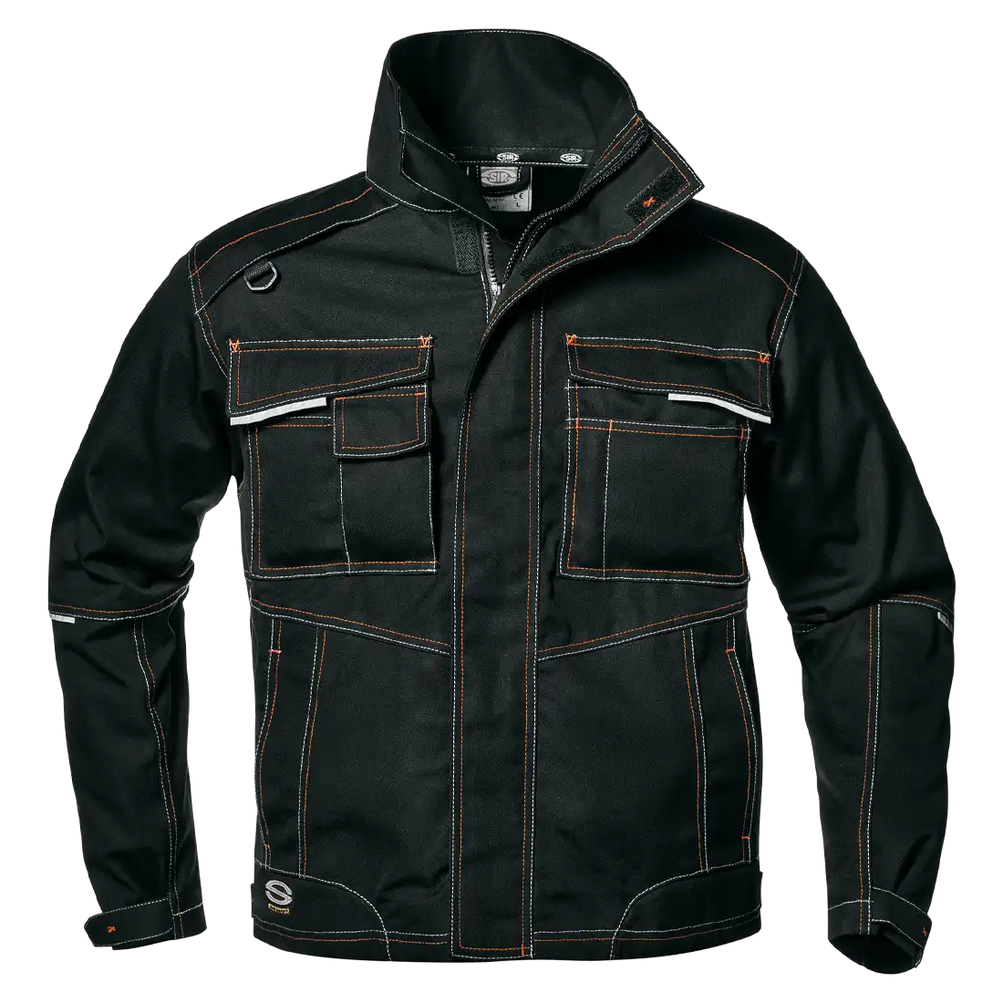 VESTE COURTE GEMINI - Inserts Réfléchissants - Toile Stretch - Poches Multifonctionnelles