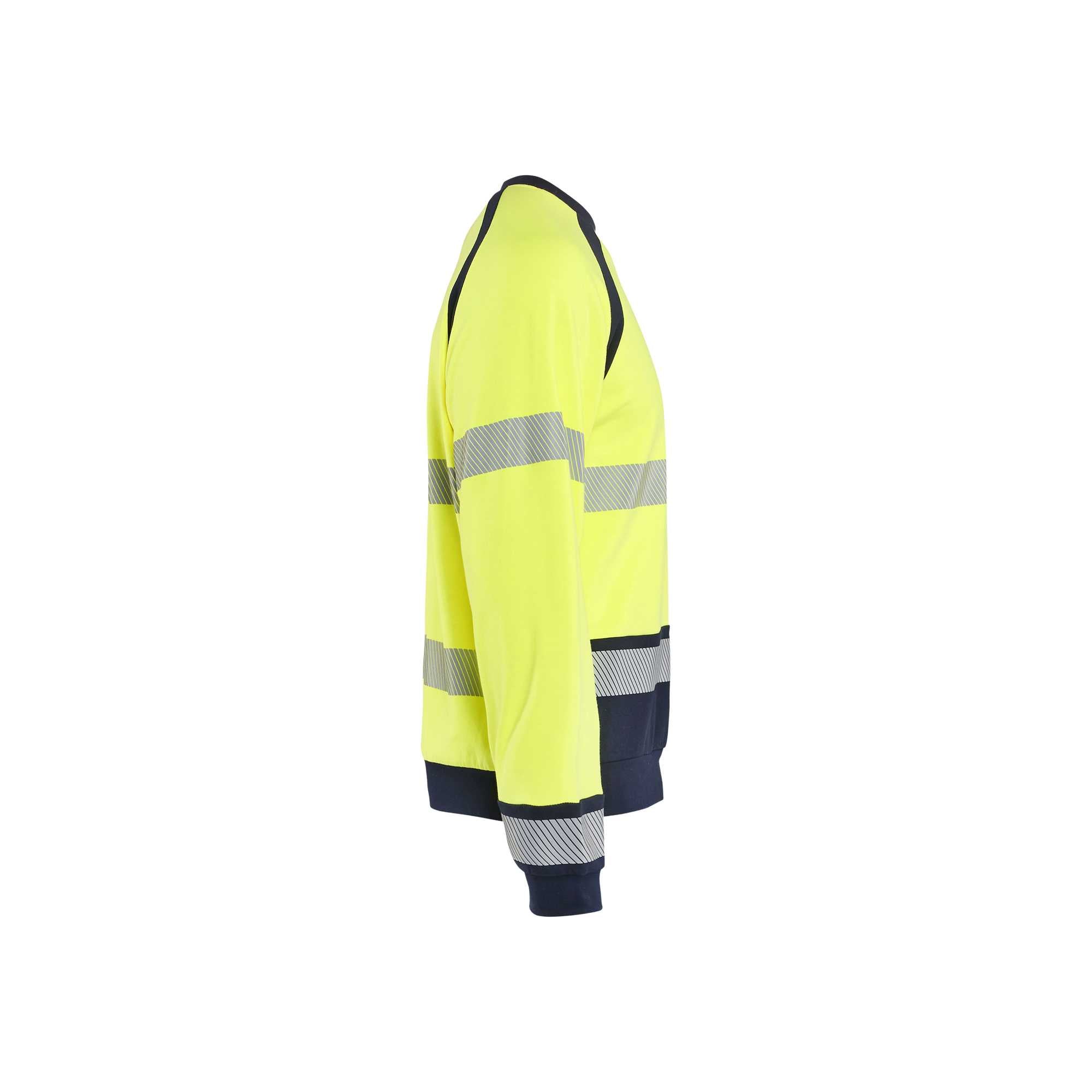 BLAKLADER 30881762 Sweatshirt Multinorm Hi Vis Reflective Work Sweatshirt MEN - Flame Retardant