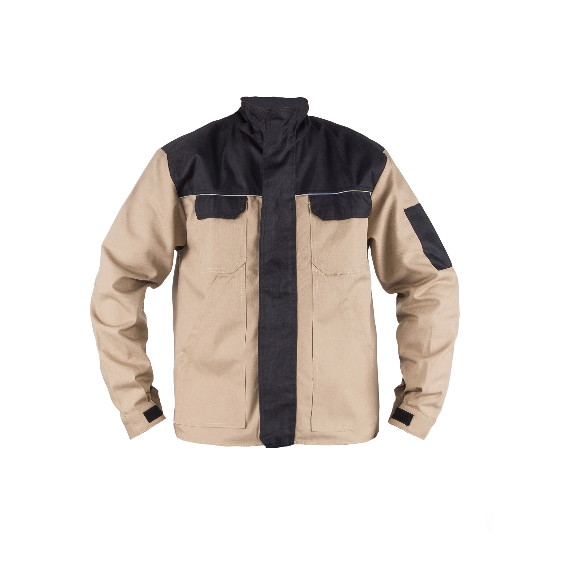 TMG Style Work jacket khaki - Bundjacke-khaki-front