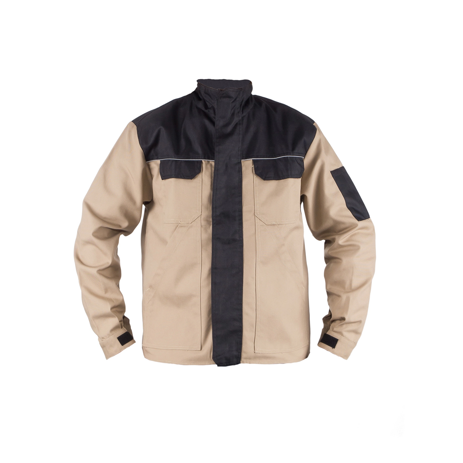 TMG Style Work jacket khaki - Bundjacke-khaki-front