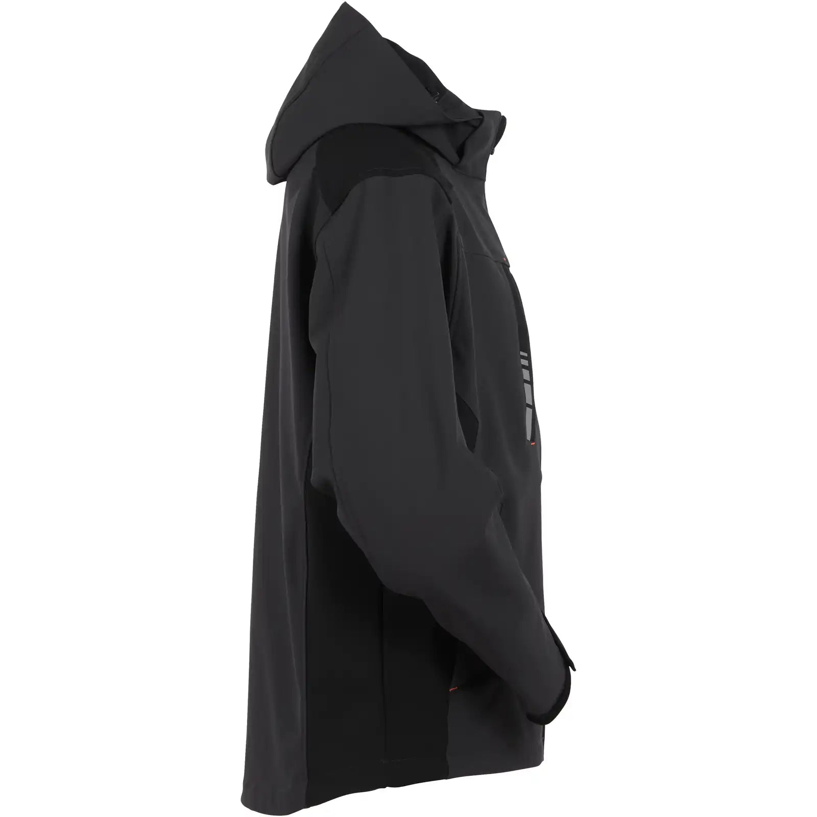 Planam Moto Softshelljacke grau/schwarz S grau/schwarz - Produktbild ohne Model