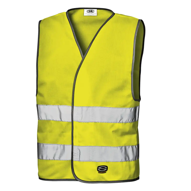 SIR SAFETY STRAP Gilet de travail haute visibilité réfléchissant HOMME - Double fermeture Velcro