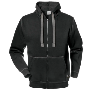KANGOO SWEATSHIRT - Full-Length Zipper - Hood with Drawstring - Elastic Knitted Cuffs - Image 1