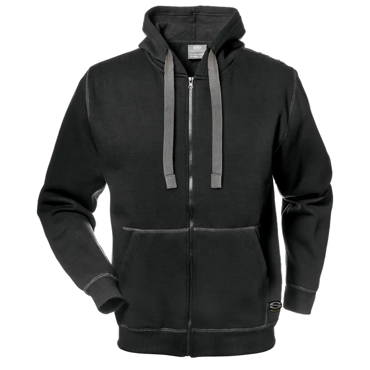 KANGOO SWEATSHIRT - Full-Length Zipper - Hood with Drawstring - Elastic Knitted Cuffs - Image 1