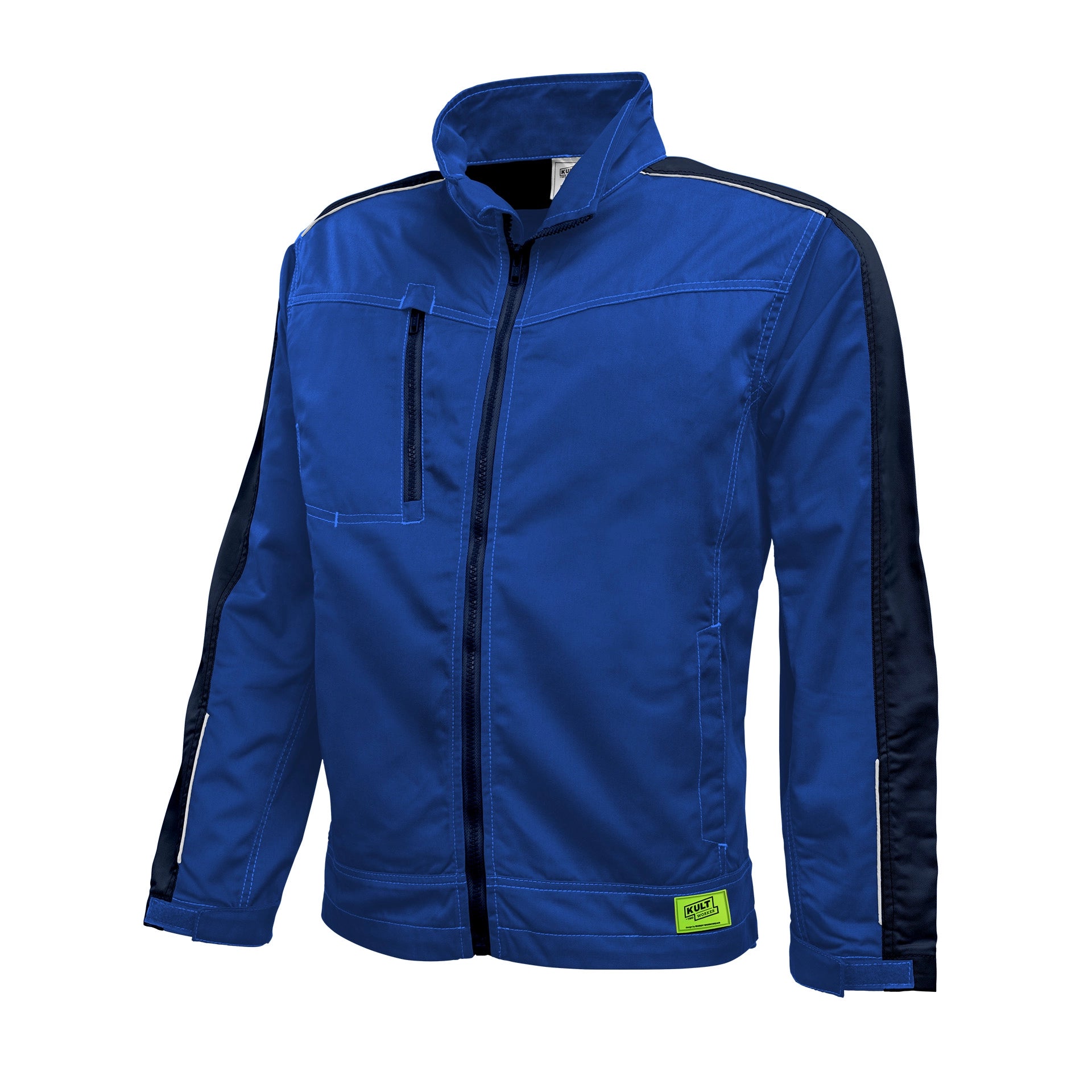 TMG Kult Worker Work jacket blue - KW-200020_Bundjacke_royalblau_vorne_1920x1920