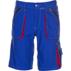 Planam Basalt Shorts kornblumenblau/rot S kornblumenblau/rot - Vorschaubild