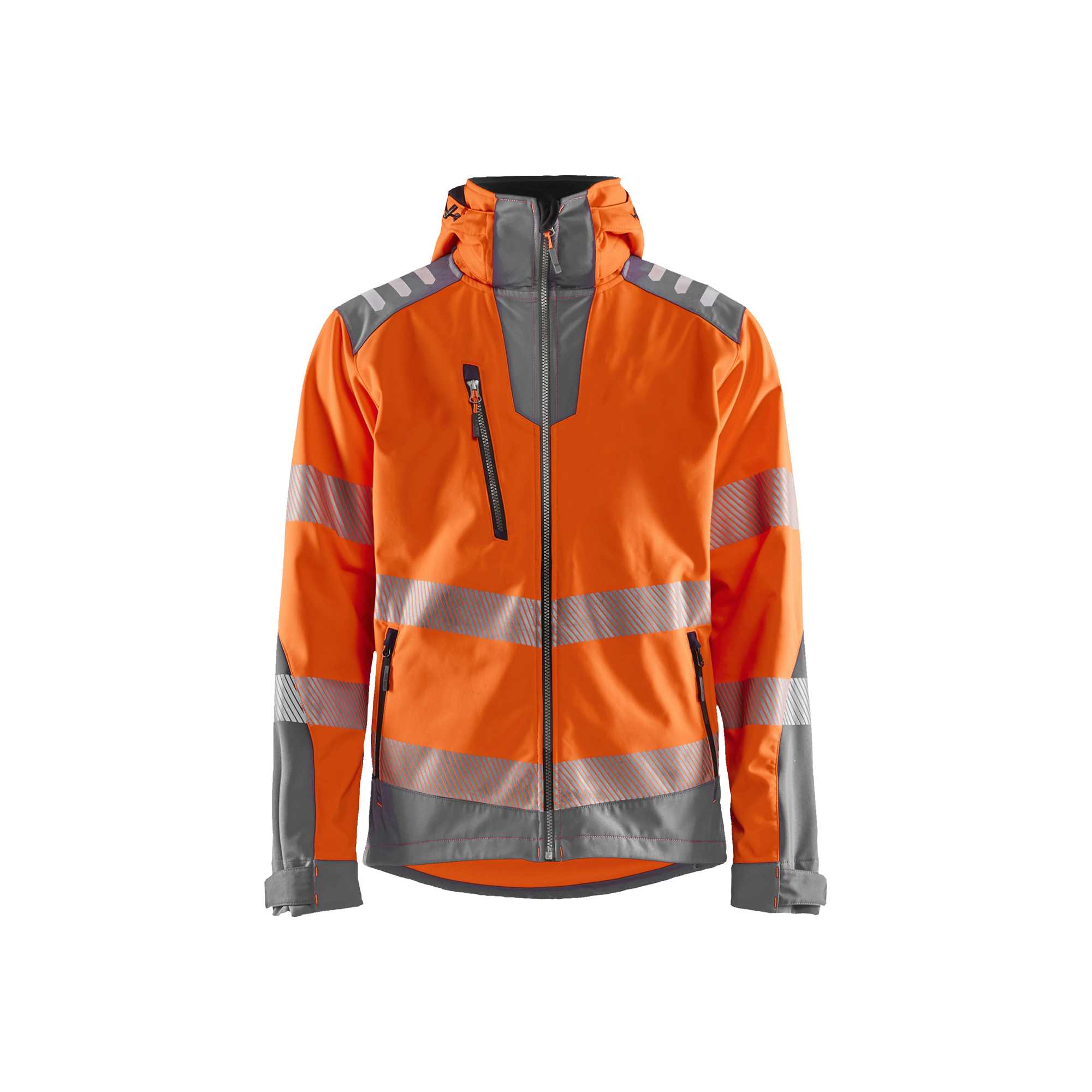 BLAKLADER 44912513 Hi Vis Softshell jacket Hi Vis Reflective Softshell Work Jacket MEN - Waterproof