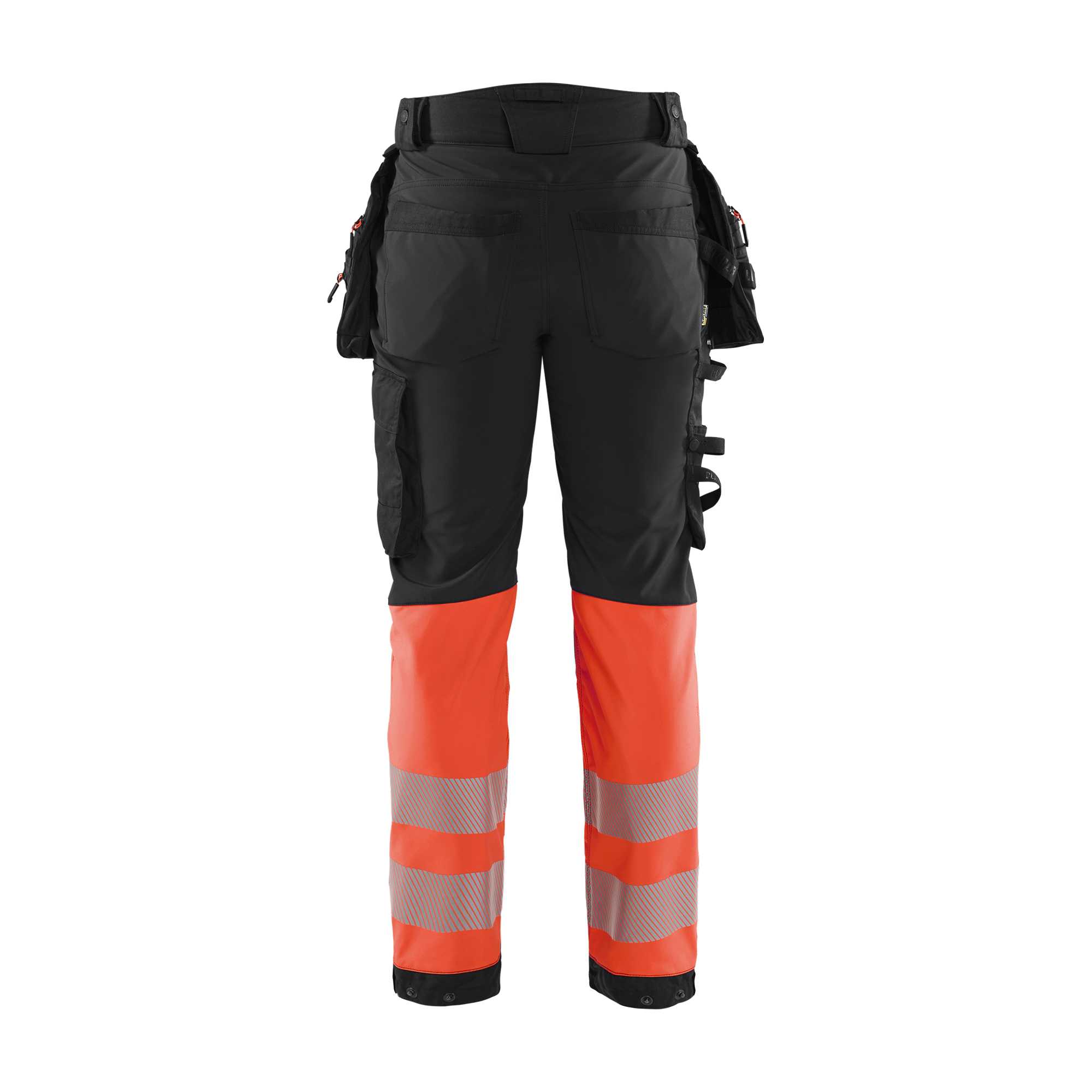 BLAKLADER 18212513 | Hi vis Softshell Trousers Hi Vis Reflective Work Trousers Men - Waterproof