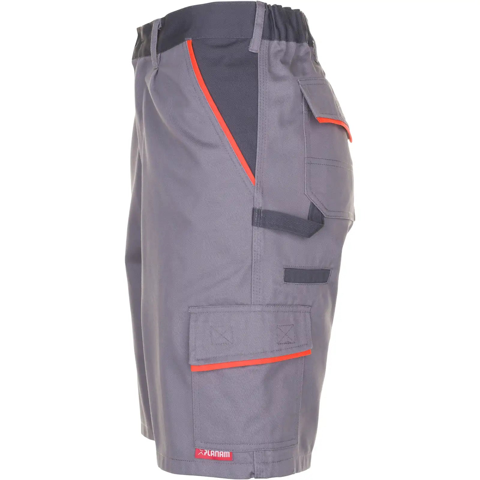 Planam Visline Shorts zink/orange/schiefer XS zink/orange/schiefer - Produktbild ohne Model