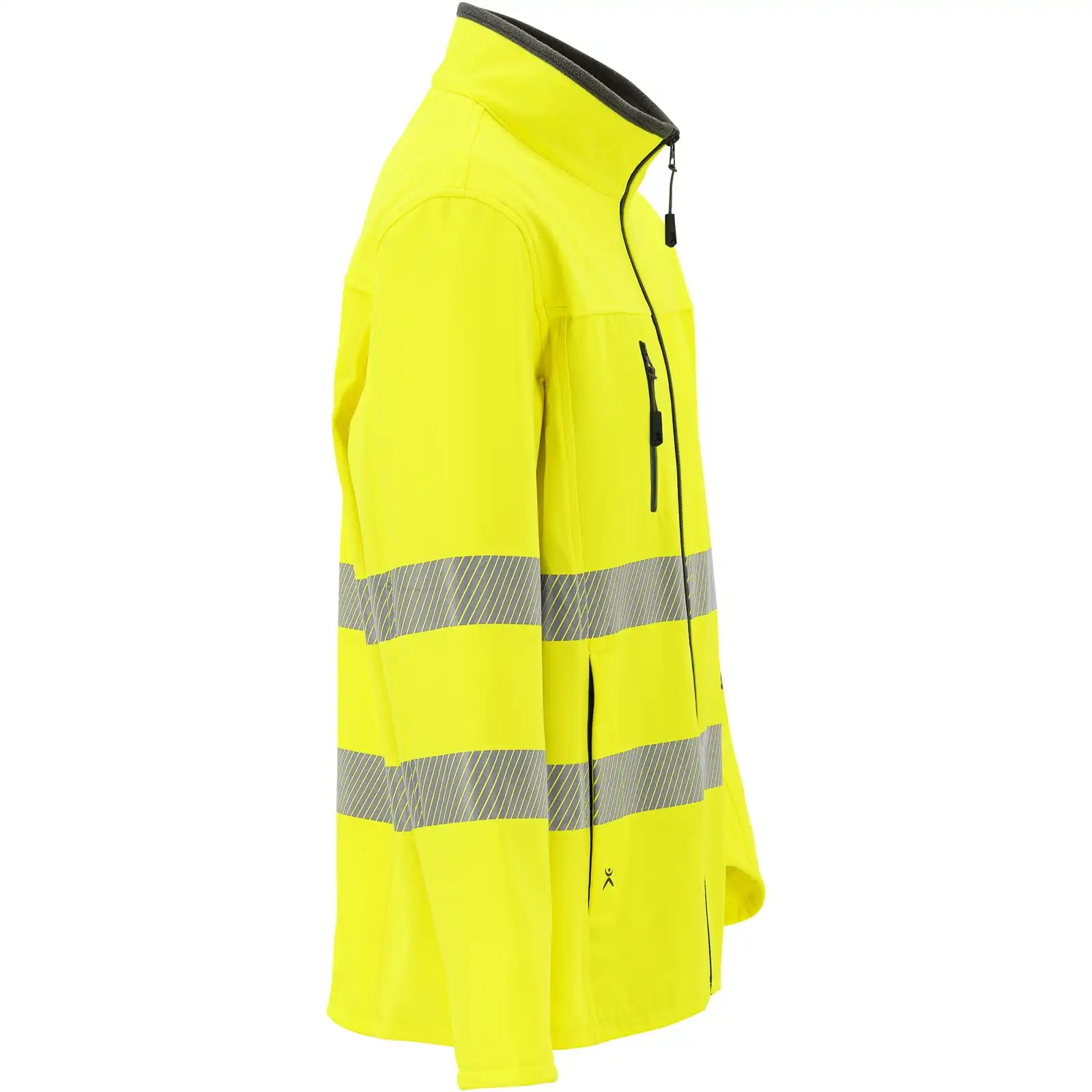 Planam Norit Warnschutz Herren Hybridjacke gelb  102 gelb - Produktbild ohne Model