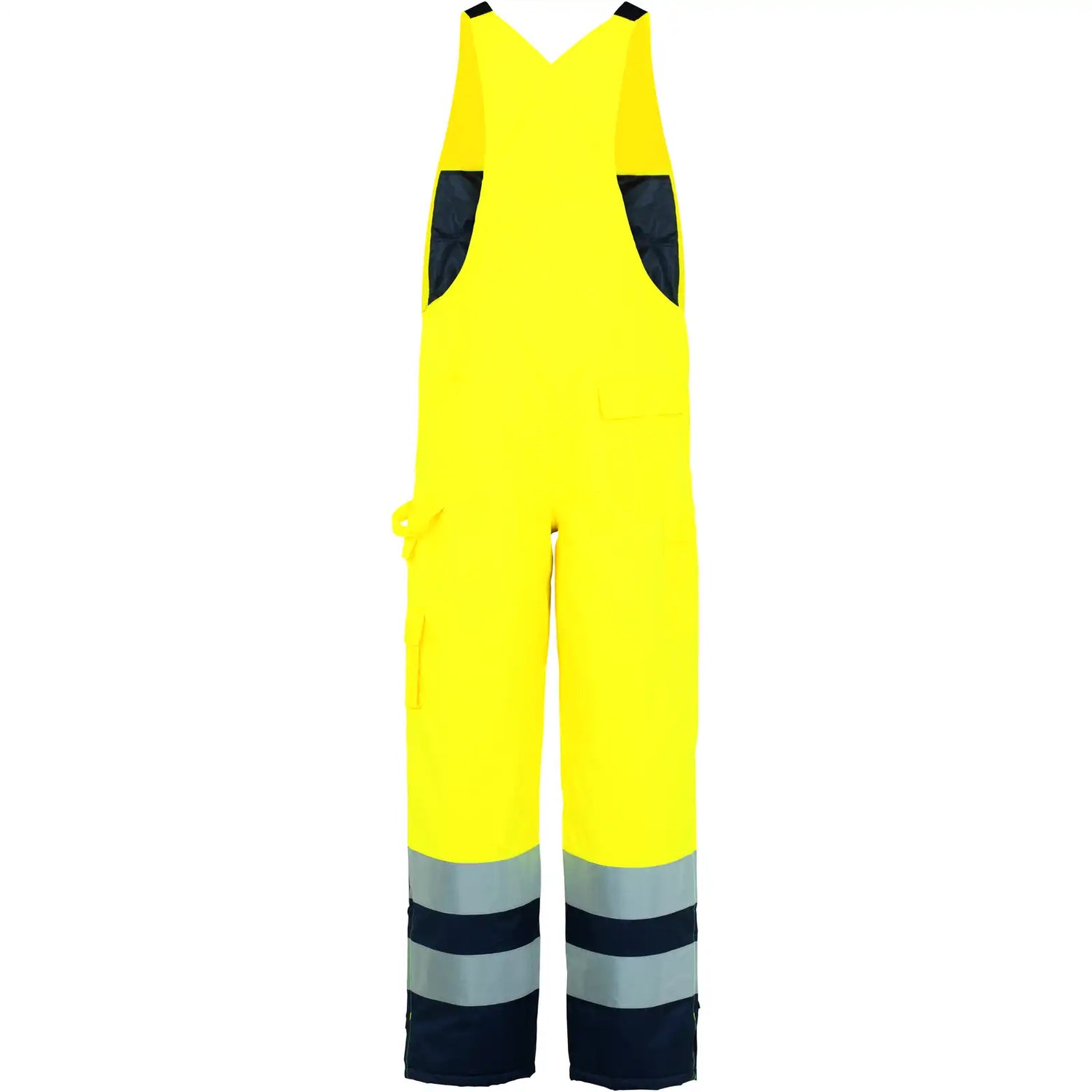Planam Warnschutz Winterlatzhose gelb/marine S gelb/marine - Produktbild ohne Model