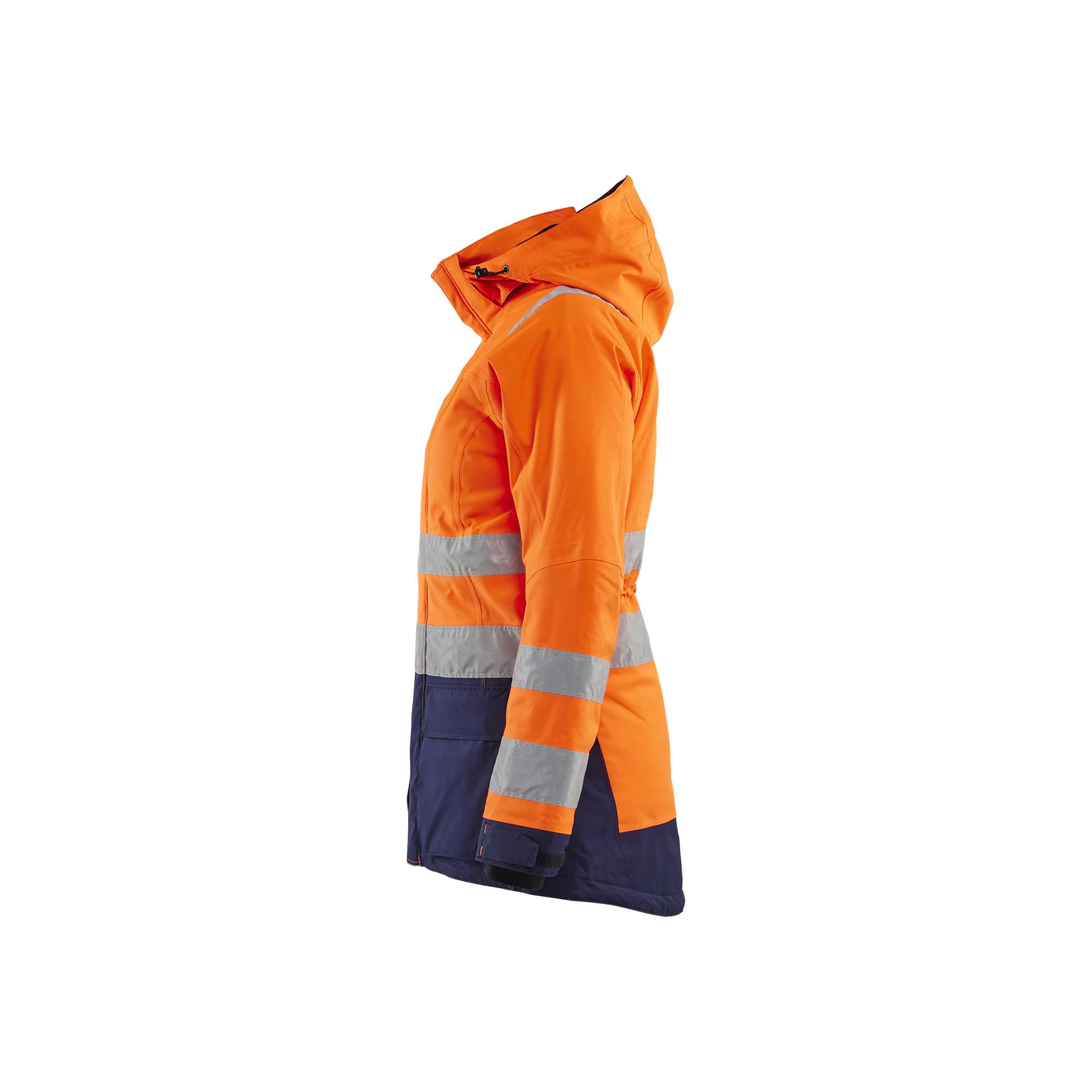 BLAKLADER 44721987 Women's Hi vis Winter Parka Hi Vis Reflective Parka Work Jacket WOMEN - Waterproof