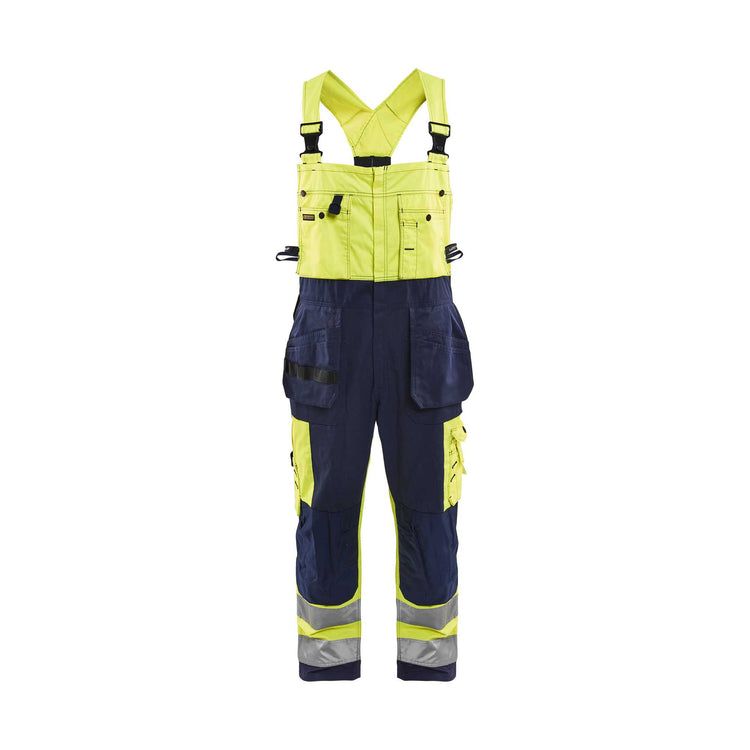 BLAKLADER 26031860 High Vis Tuinbroek High Vis Reflecterende Werk Tuinbroek Heren - twill stof