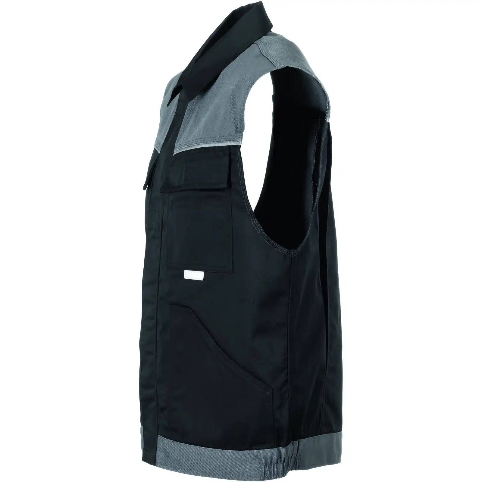 Planam Highline Arbeitsweste schwarz/schiefer/zink XS schwarz/schiefer/zink - Produktbild ohne Model