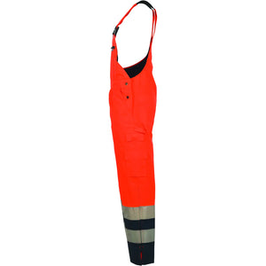 Planam Warnschutz Winterlatzhose orange/marine S orange/marine - Produktbild ohne Model