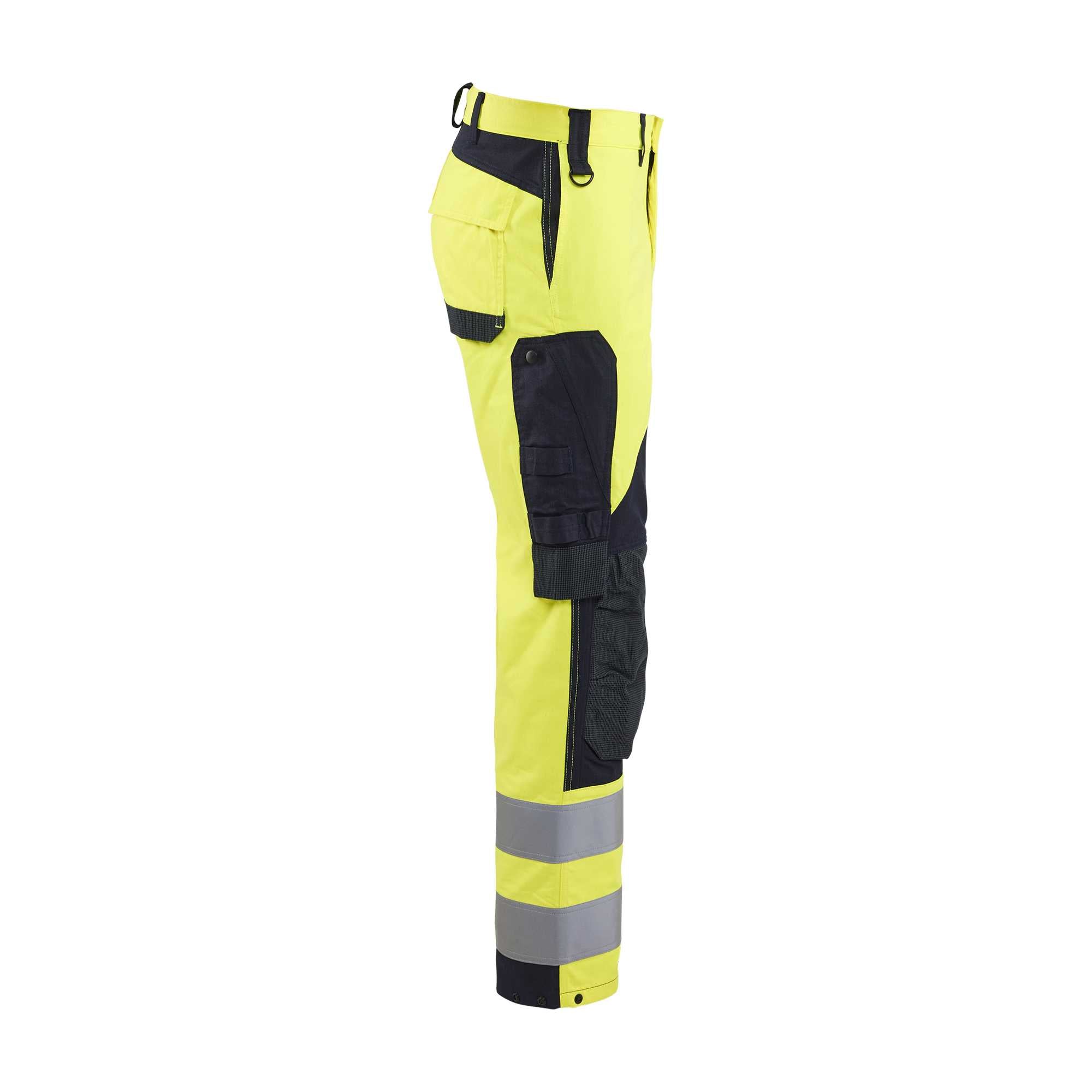 BLAKLADER 15881512 Multinorm Inherent trousers Hi Vis Reflective Work Trousers Men - ripstop fabric