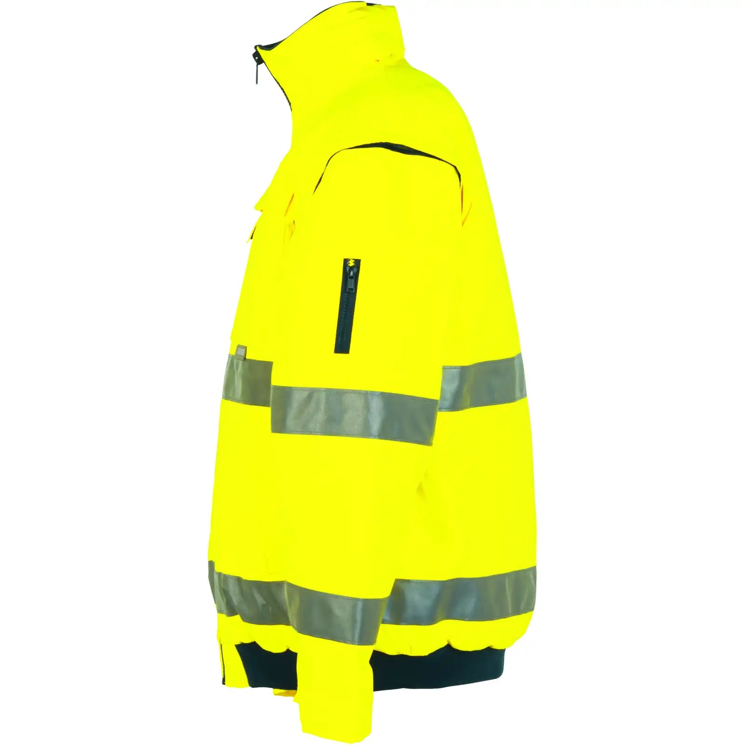 Planam Warnschutz Pilotenjacke uni gelb S uni gelb - Produktbild ohne Model