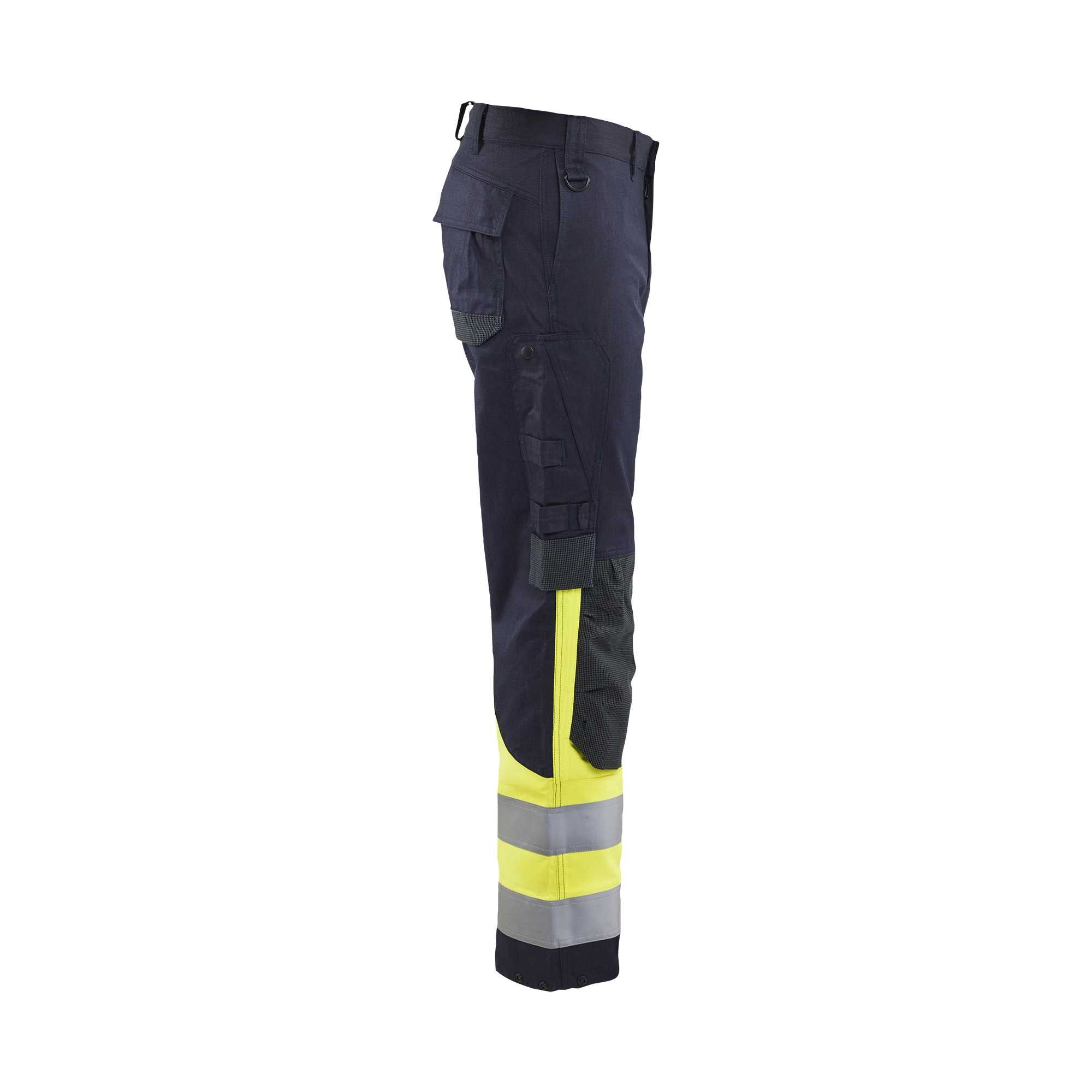 BLAKLADER 14911512 | APC 2 Multinorm Inherent Trousers Hi Vis Reflective Work Trousers Men - ripstop fabric