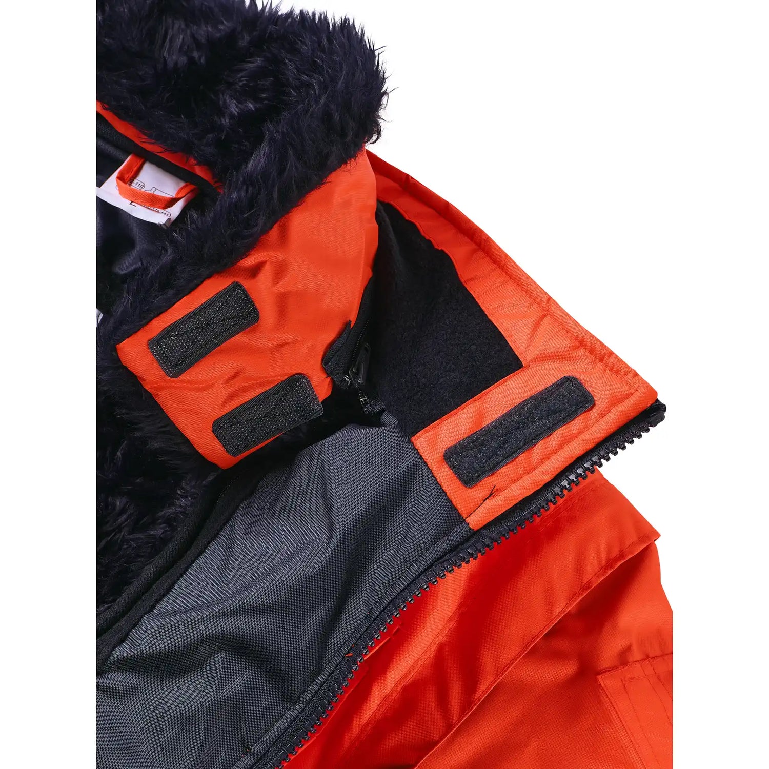 Planam Warnschutz Comfortjacke orange/marine S orange/marine - Extra Detailbild