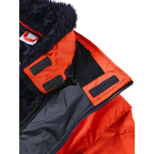 Planam Warnschutz Comfortjacke orange/grün S orange/grün - Extra Detailbild