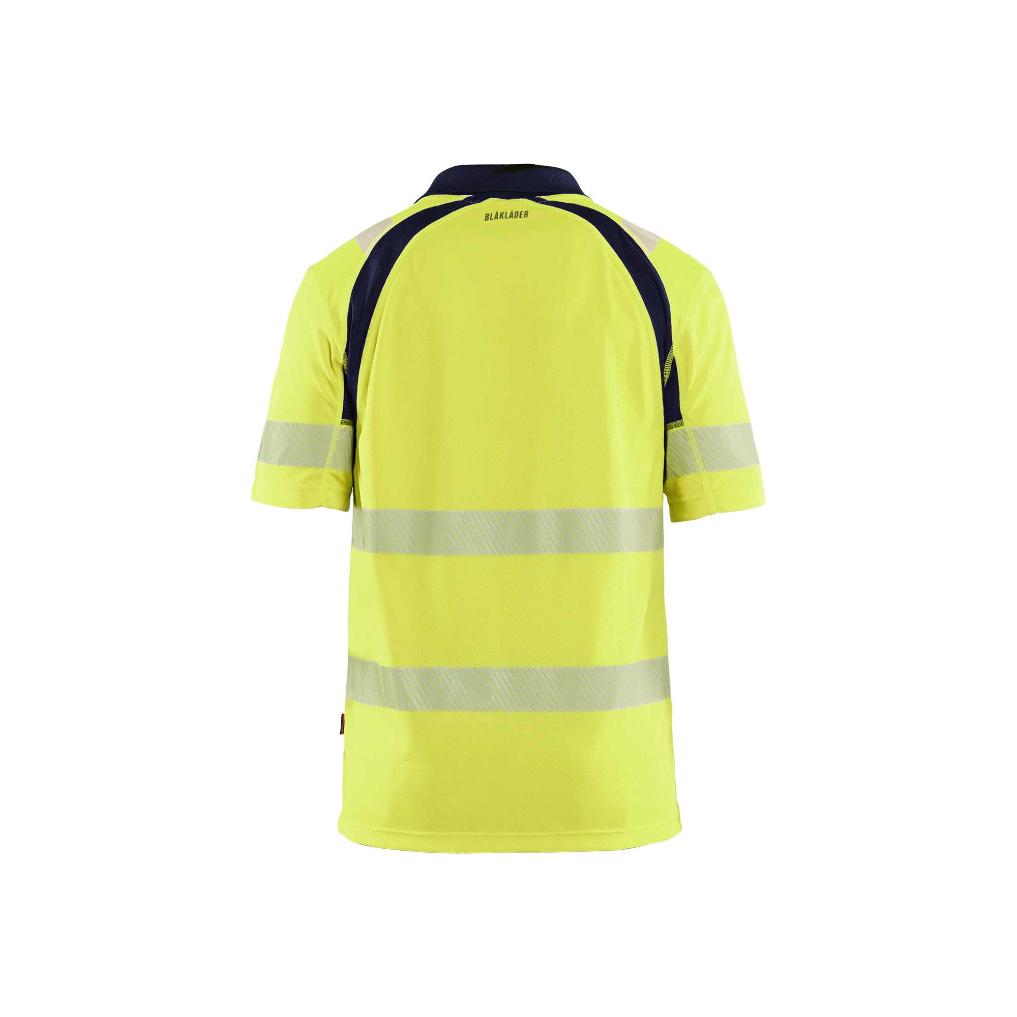 BLAKLADER 35951013 HI VIS UV PROTECTED POLO SHIRT Hi Vis Reflective Short Sleeve Work Polo MEN - 100% Polyester