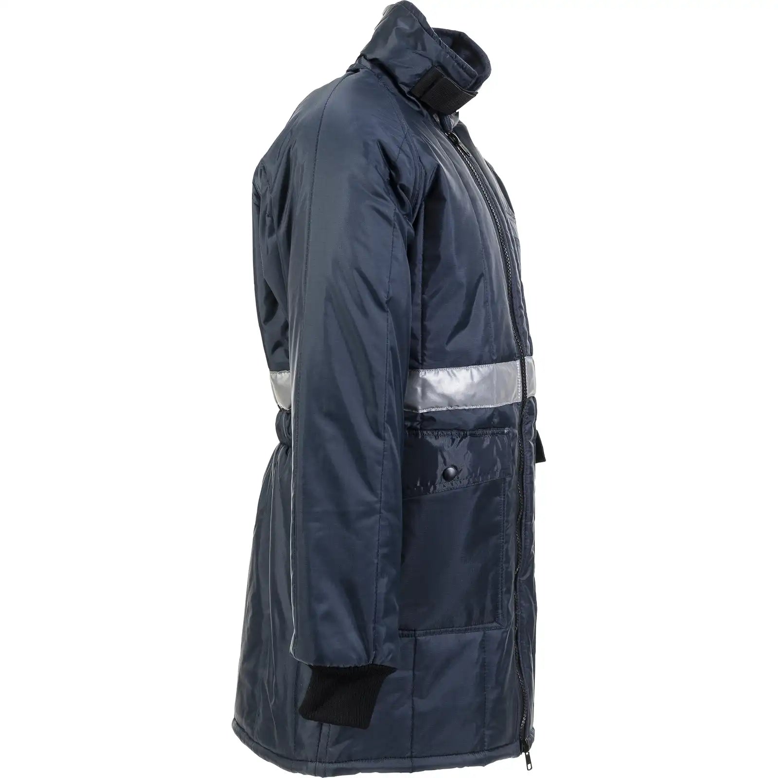 Planam Kühl-/Gefrierhaus Gefrierhaus Parka marine, Innenfutter kornblumenblau S marine, Innenfutter kornblumenblau - Produktbild ohne Model