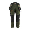 BLAKLADER 71701149 | STRIKER Women's Craftsman Trousers with Stretch Work Trousers Women - Cordura Denim