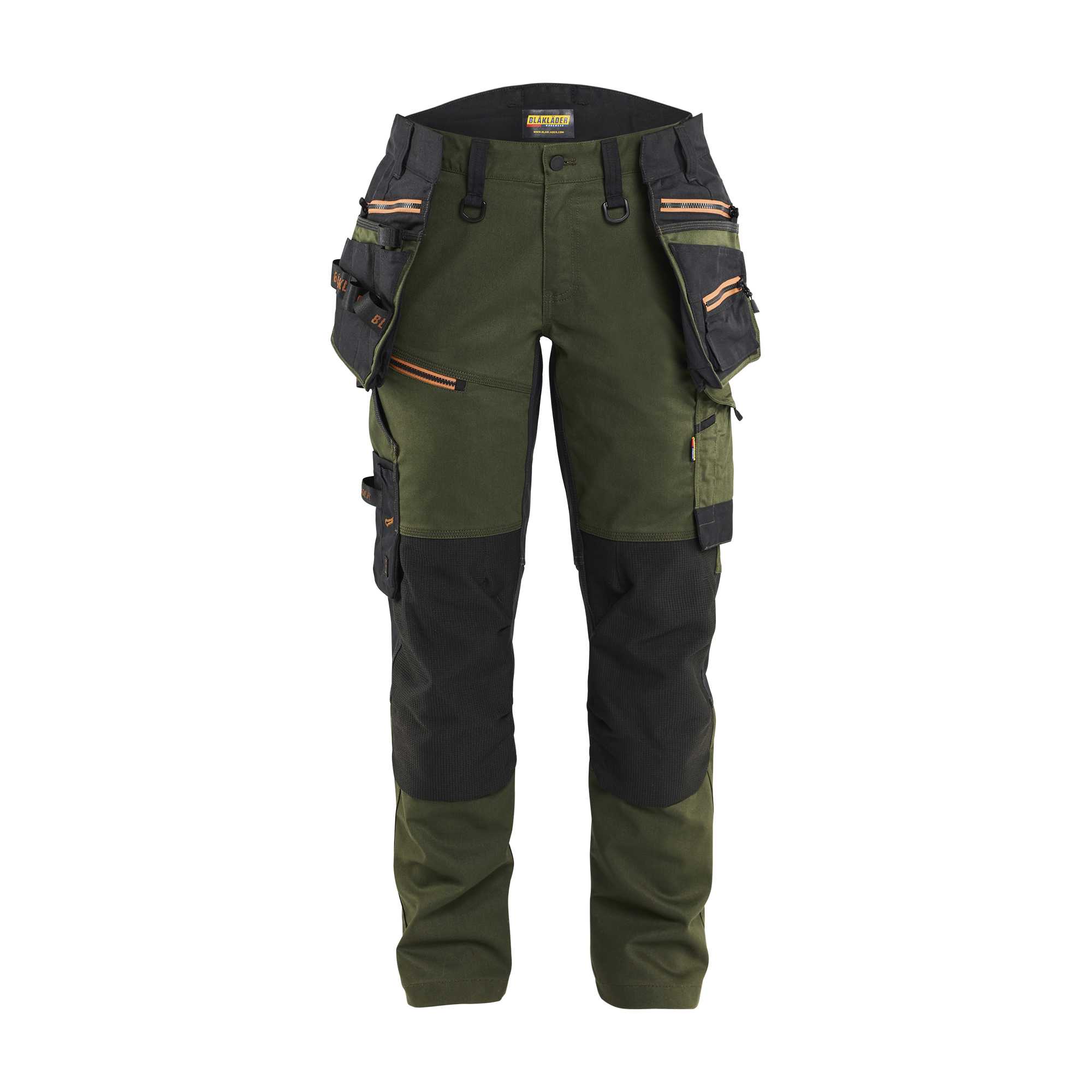 BLAKLADER 71701149 | STRIKER Dames Ambachtsbroek met Stretch Werkbroek Dames - Cordura Denim