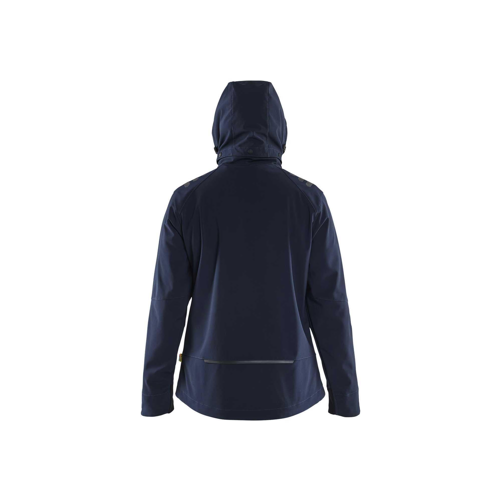 BLAKLADER 47192513 Women's Softshell jacket Hi Vis Reflective Softshell Work Jacket WOMEN - Waterproof