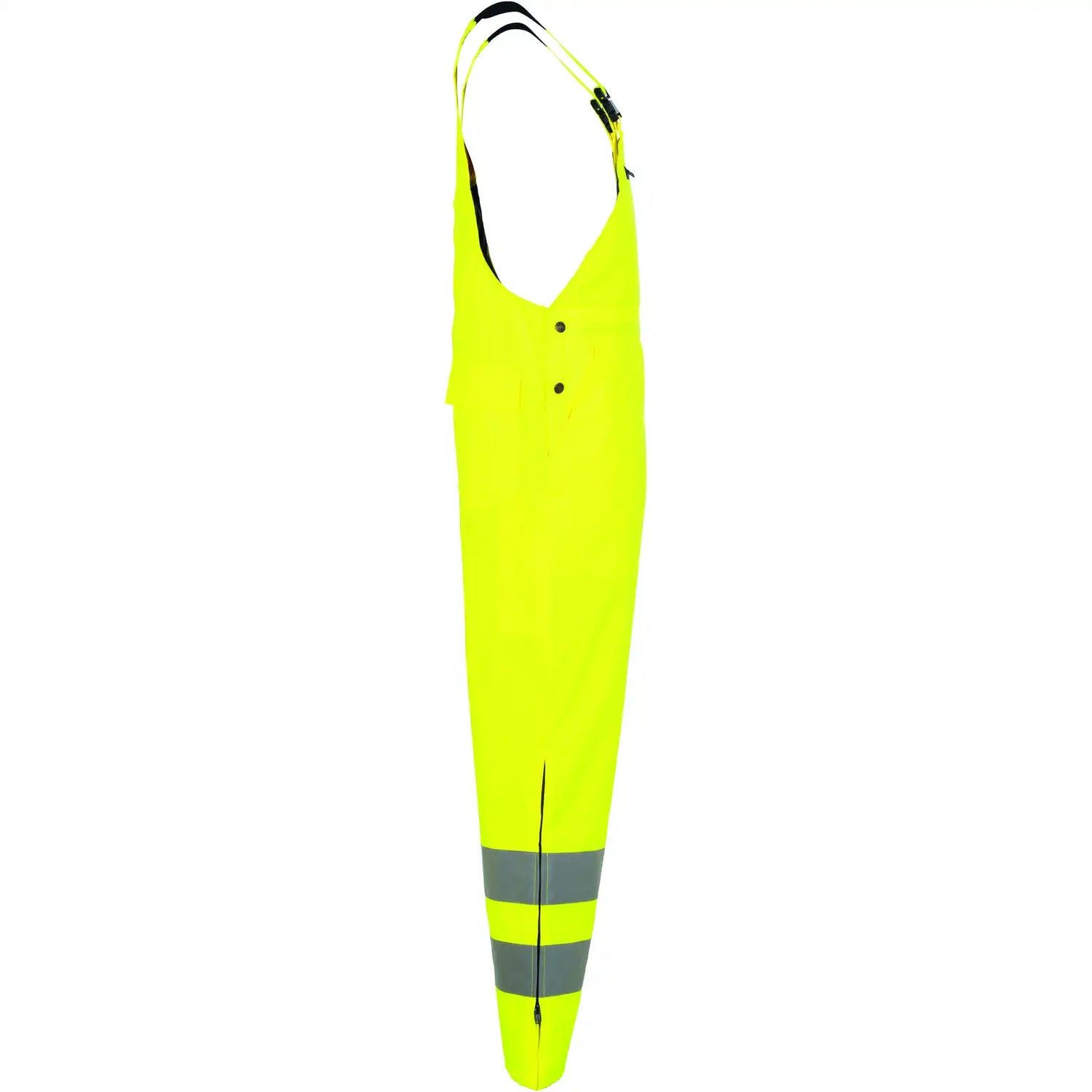 Planam Warnschutz Winterlatzhose uni gelb S uni gelb - Produktbild ohne Model