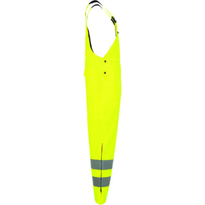 Planam Warnschutz Winterlatzhose uni gelb S uni gelb - Produktbild ohne Model
