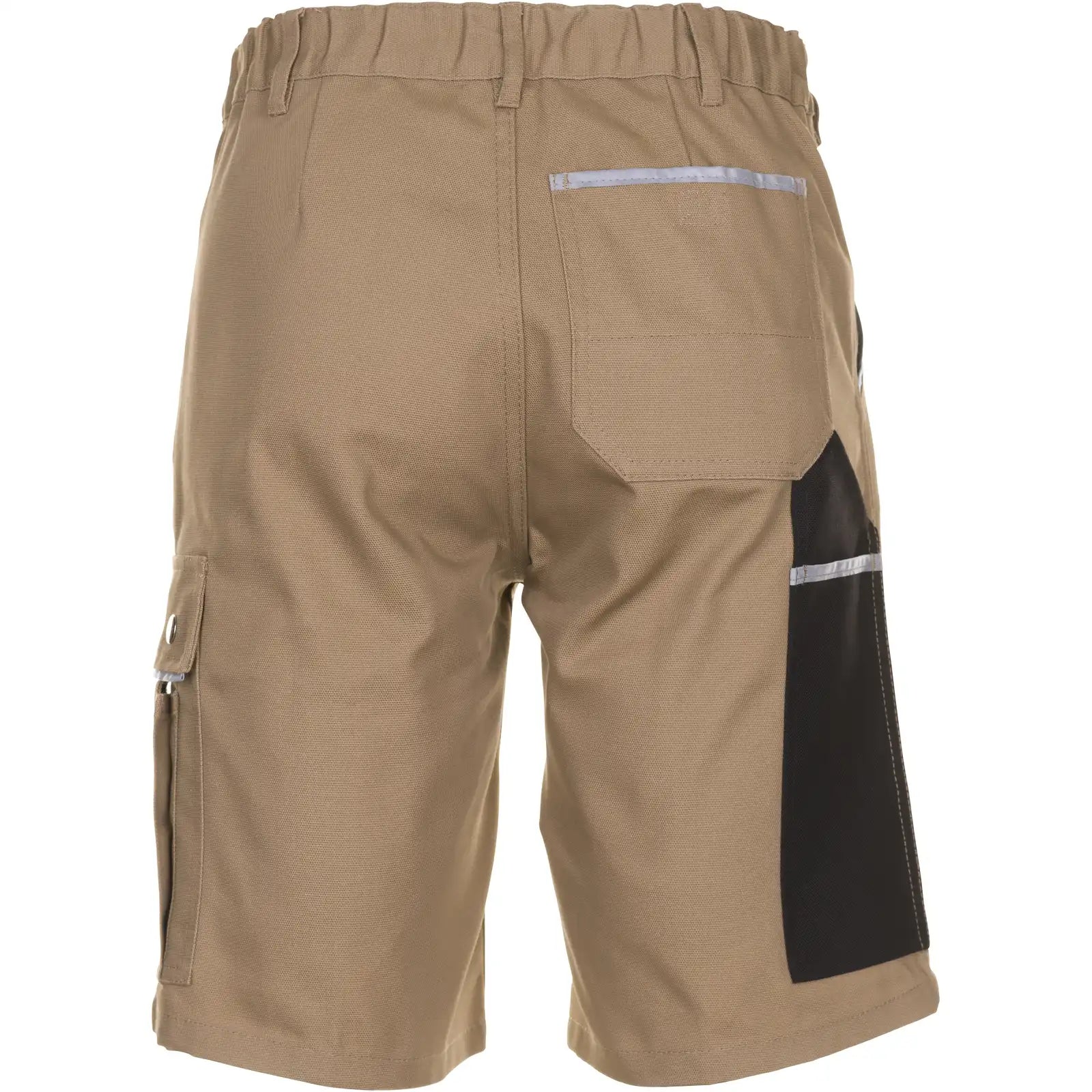Planam Canvas 320 Shorts khaki/schwarz S khaki/schwarz - Produktbild ohne Model
