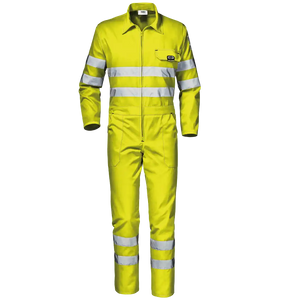 SIR SAFETY MISTRAL Tuta da Lavoro Alta Visibilità Riflettente Uomo - Misto Cotone Traspirante