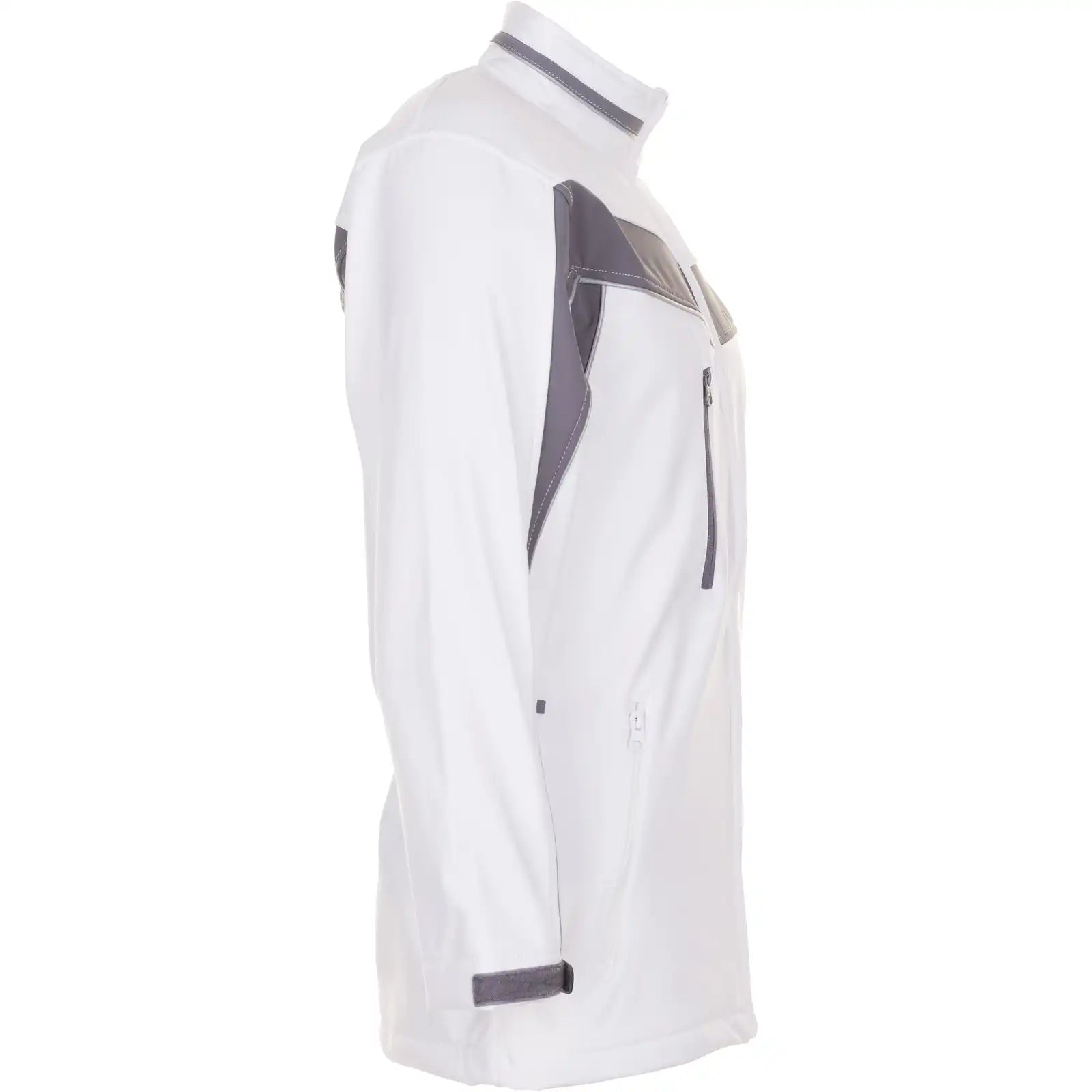 Planam Plaline Softshelljacke reinweiß/zink XS reinweiß/zink - Produktbild ohne Model