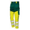 GREEN TROUSERS - Class 2 - Hi-Vis Yellow - Double Reflective Band - Image 1
