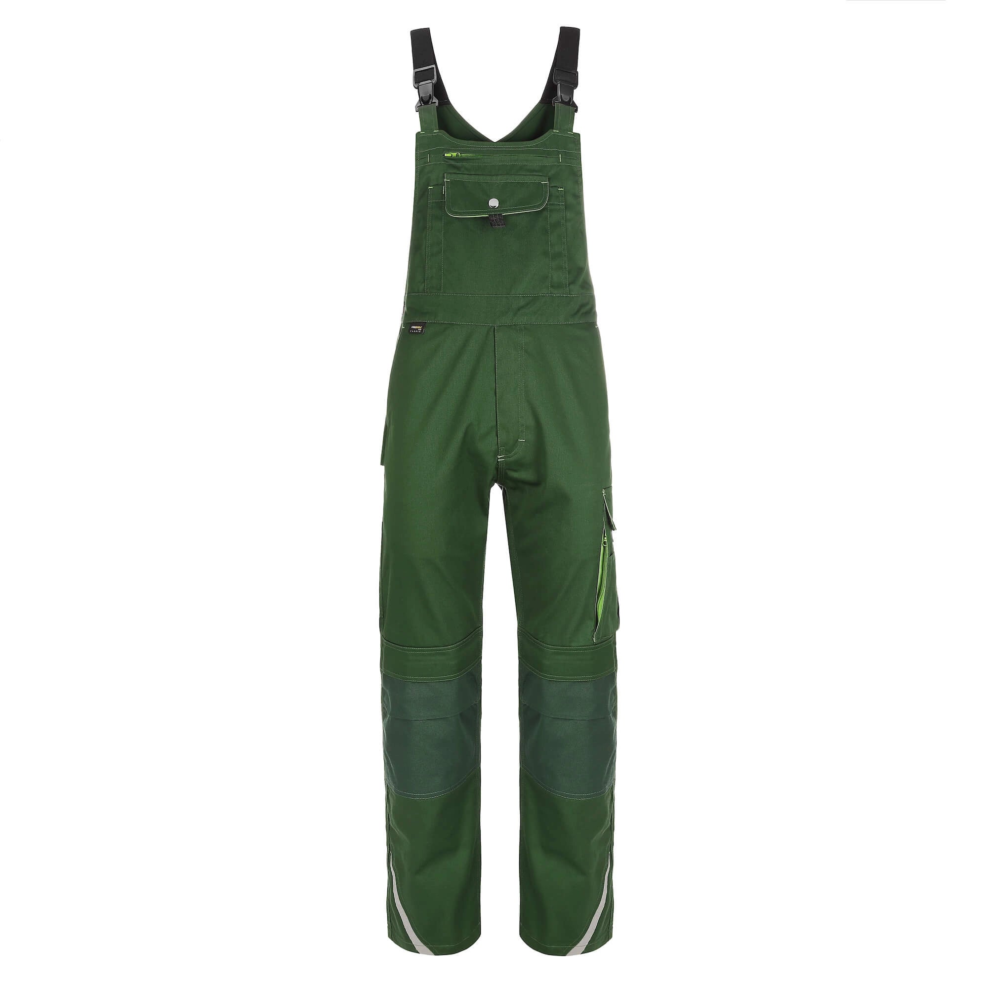 TMG Finesse Work dungarees green - Finesse BIB Trouser-green-01-V2