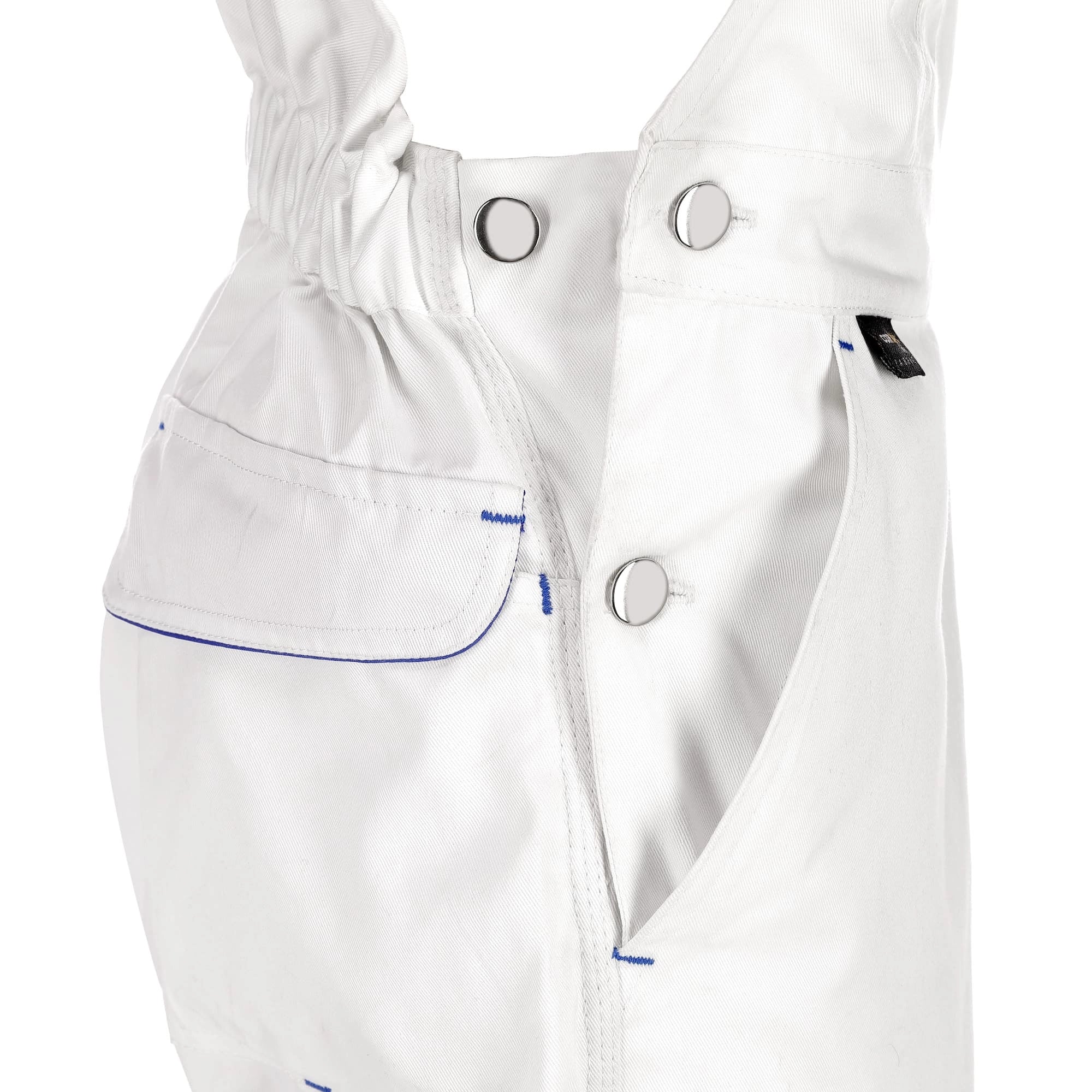 TMG Finesse Work dungarees white - Finesse BIB Trouser-white-05-V2